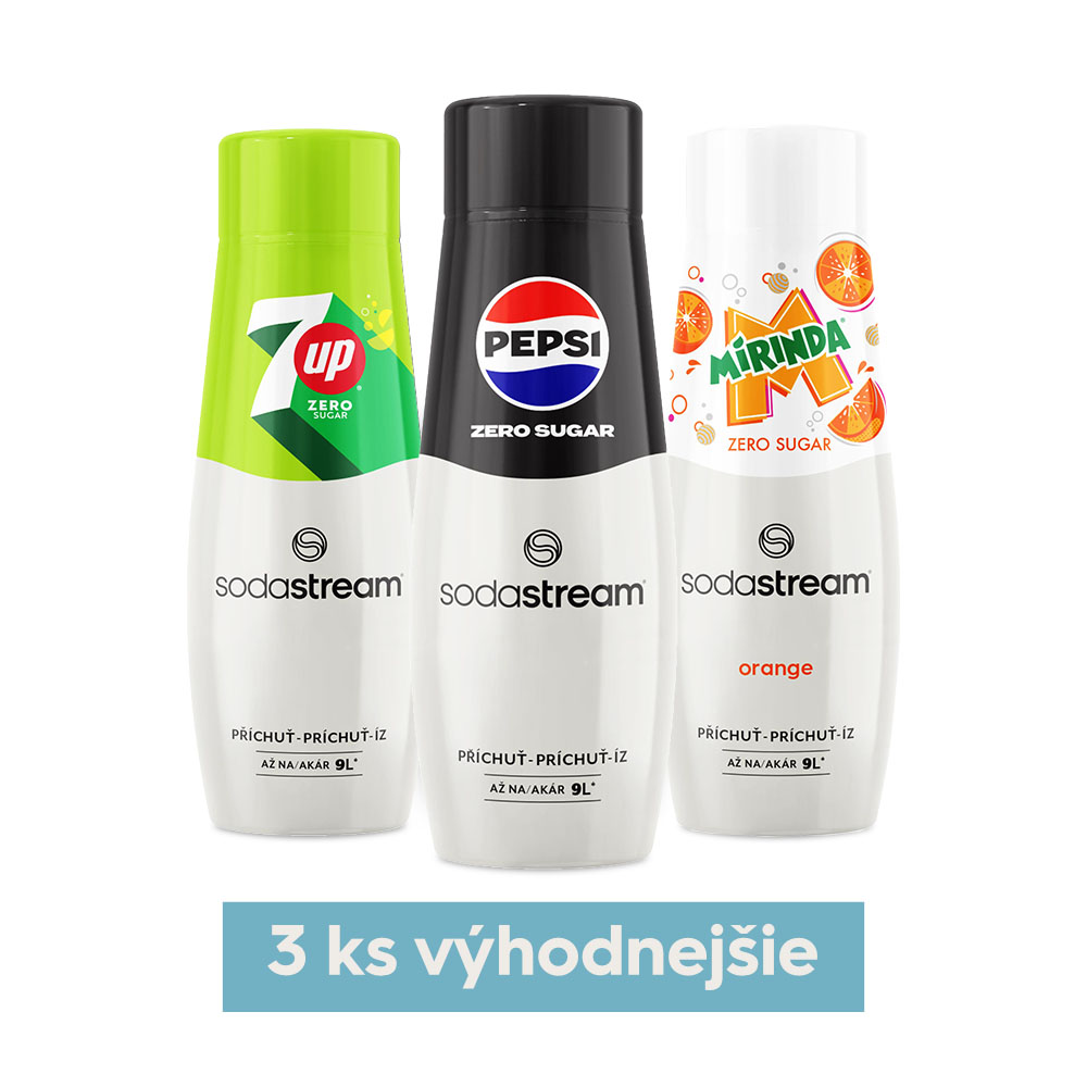 Príchuť Pepsi 3x440ml bez cukru Sodastream